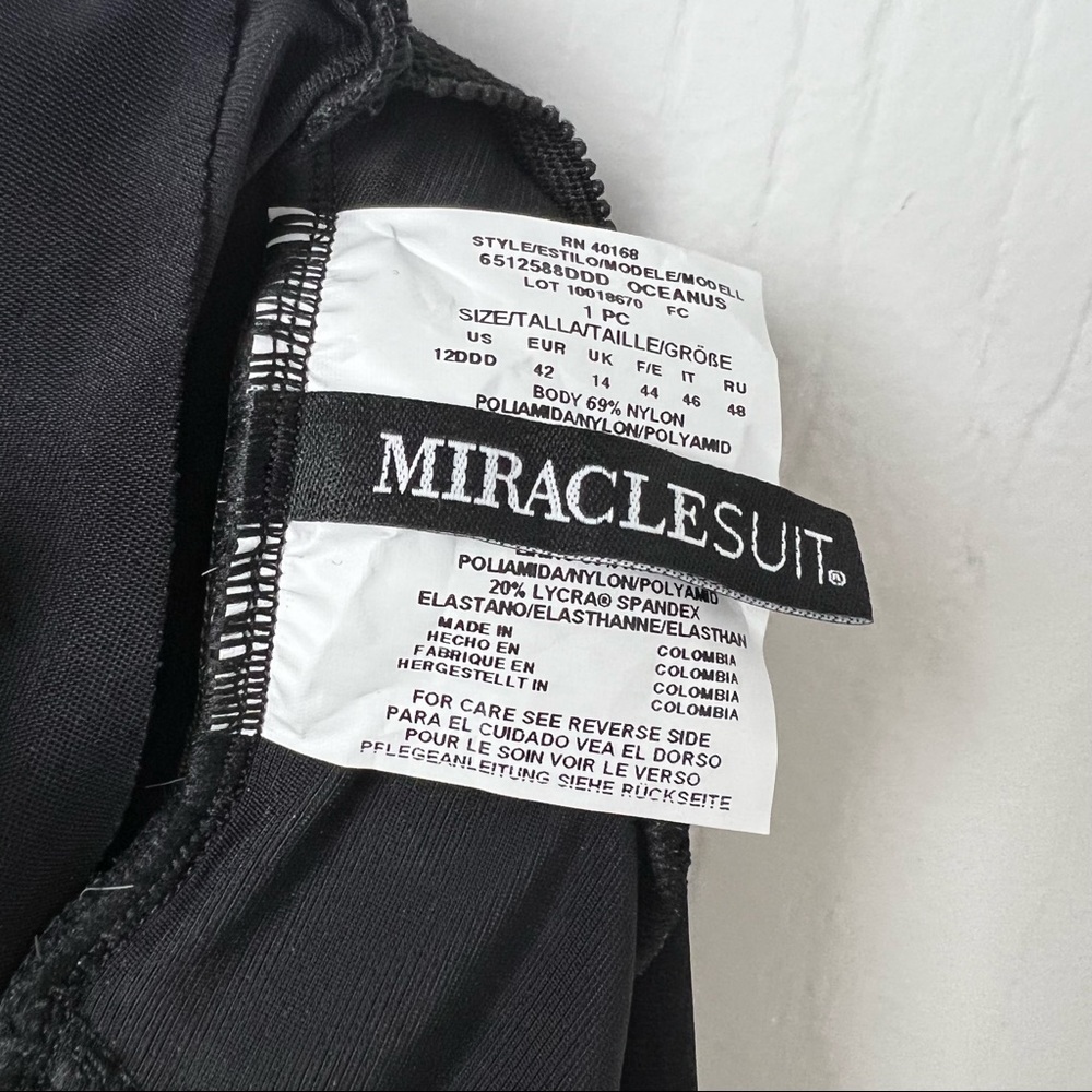 New Miraclesuit Oceanus Solid One-Piece Swimsuit - image 7